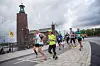 Her passerer løypa for Stockholm Halvmarathon rådhuset i Stockholm. (Foto: arrangøren/Reine Jarletun)
