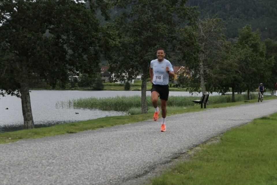 Lasse Aleksander Finstad satte ny løyperekord på 5 km i Ålesund 5km_Robert_Hisdal