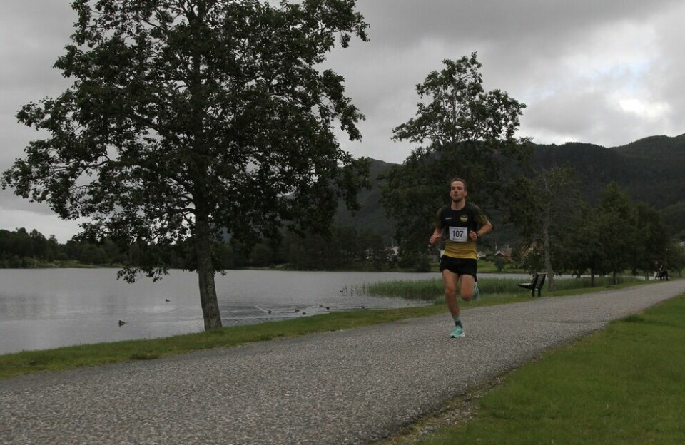 Lasse Aleksander Finstad satte ny løyperekord på 5 km i Ålesund 5km_Boerge_Godejord