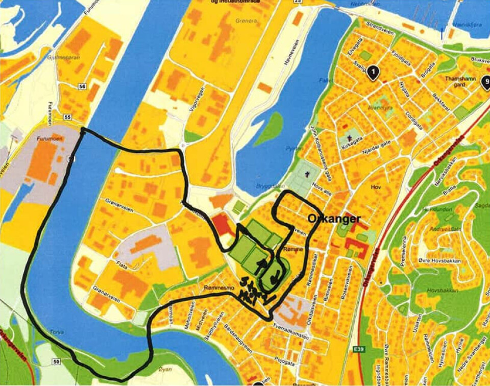Mange sterke tider da Hanne Mjøen Maridal og Thomas Fremo vant Orkland EnergiMila Loypekart_Orkland_Energimila.jpg