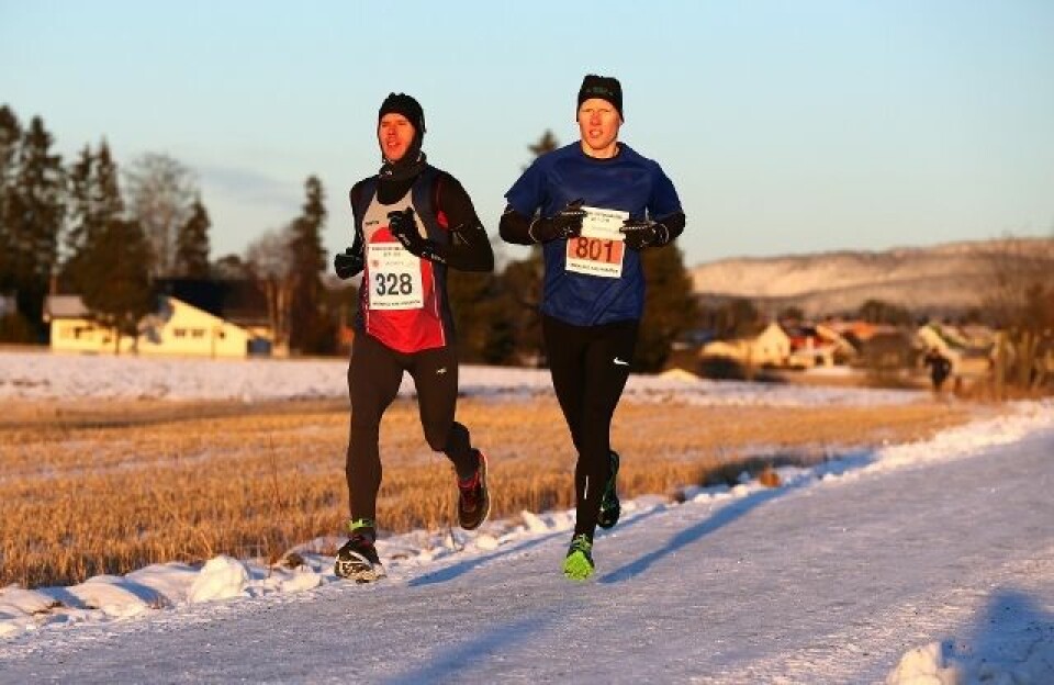 Mats Waaler løp fortest, Arne Luke løp for 300. gang Bjorkelangen-2018_2km_328-801 (640x416).jpg