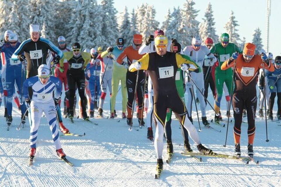 Andreas Nygaard og Ragnhild Haga på topp i Romjulsrennet Start_Andreas_Nygaard_tet.jpg