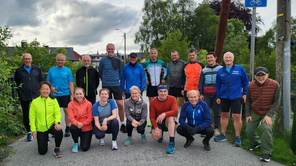 På Kondistrening med sunnmøringene På trening med Kondistreninga Ålesund