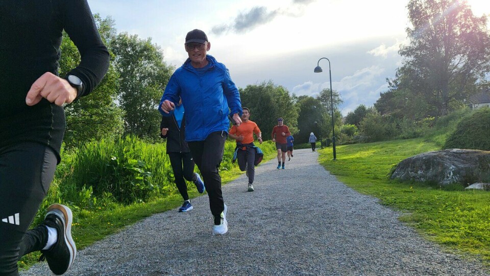 På Kondistrening med sunnmøringene På trening med Kondistreninga Ålesund