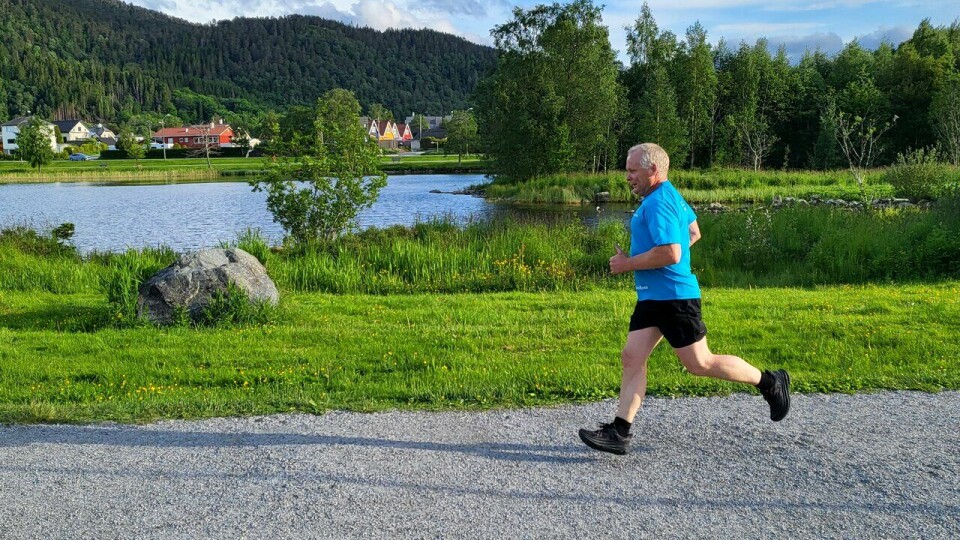 På Kondistrening med sunnmøringene På trening med Kondistreninga Ålesund