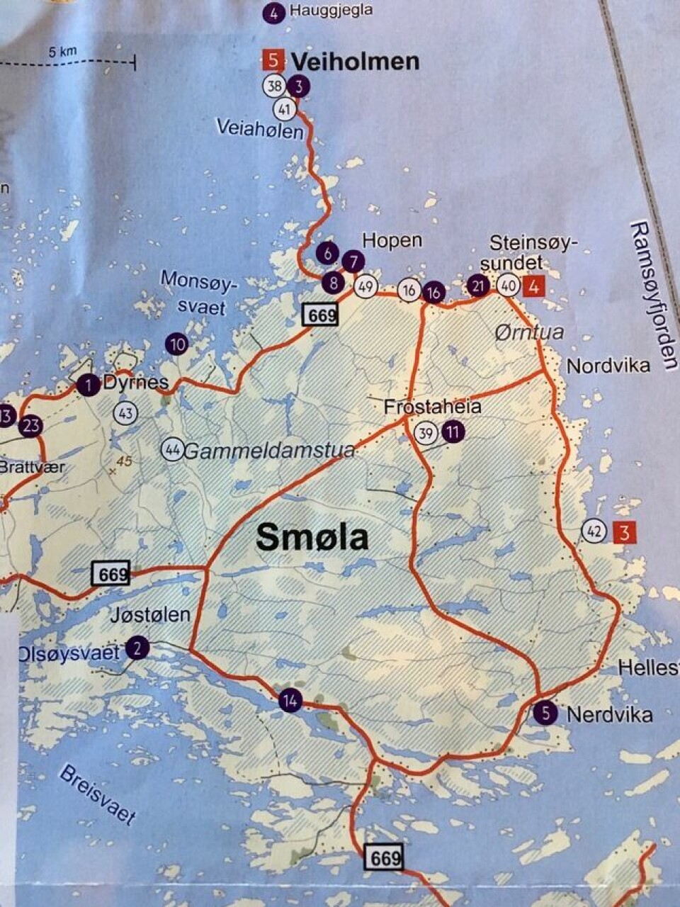 Smøla halvmaraton på sitt beste blei avviklet lørdag Kart