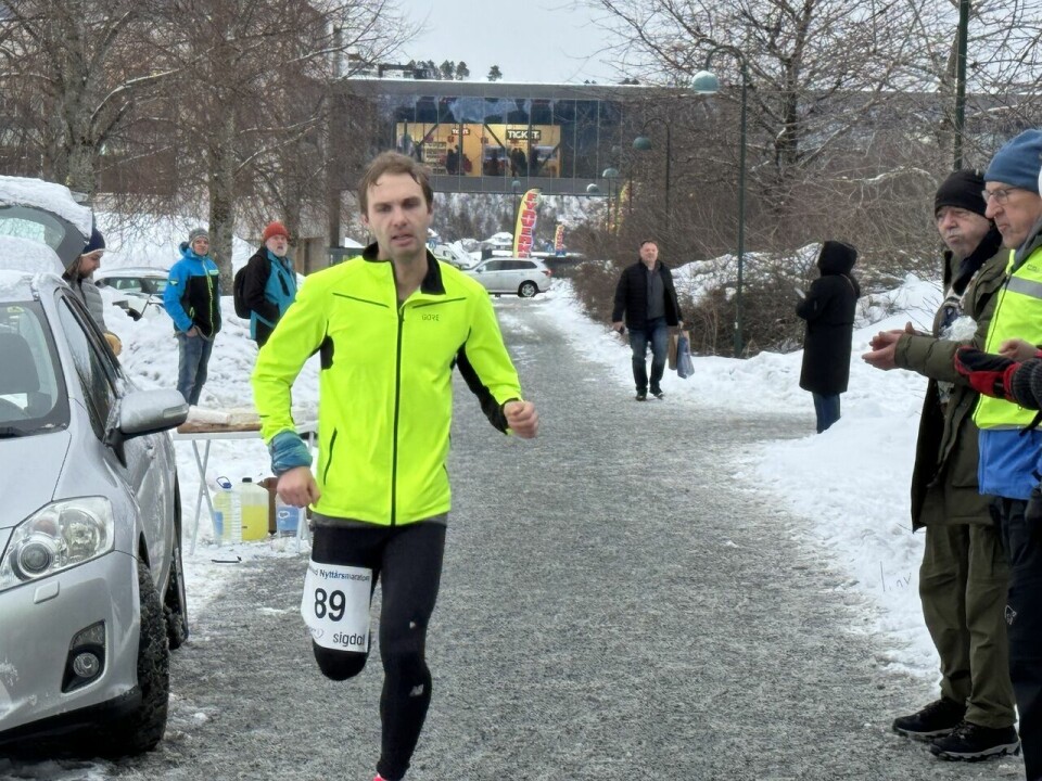 151 løpere fullførte Nyttårsmaraton på vanskelig føre Halv_Matias_Moerkedal