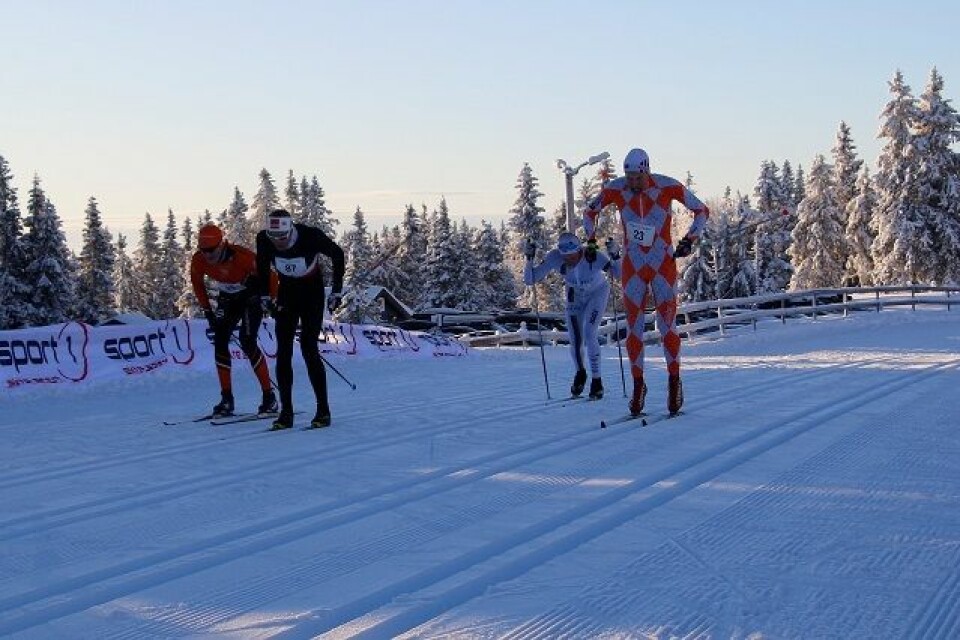 Andreas Nygaard og Ragnhild Haga på topp i Romjulsrennet Spurt_kvartett.jpg