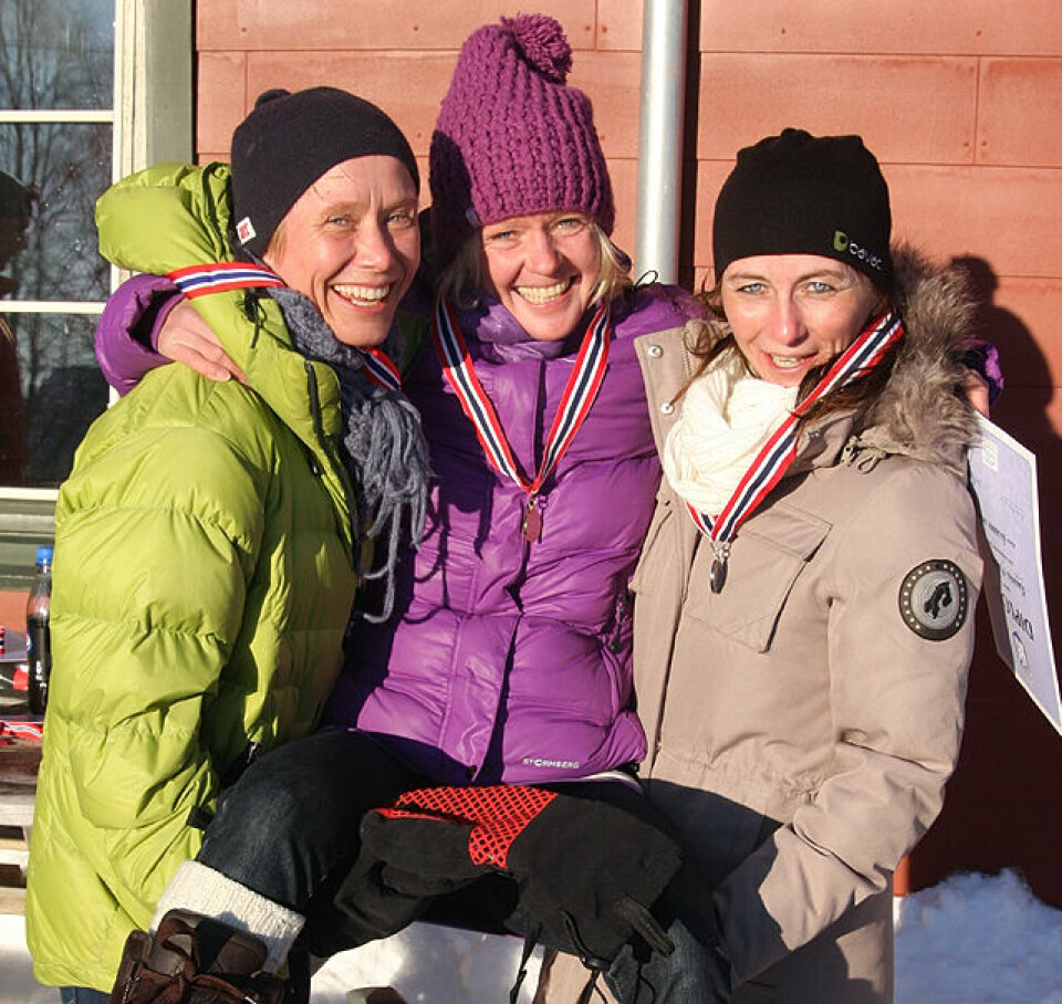 Team Xtra Personell først på Østby Tre_beste_damer