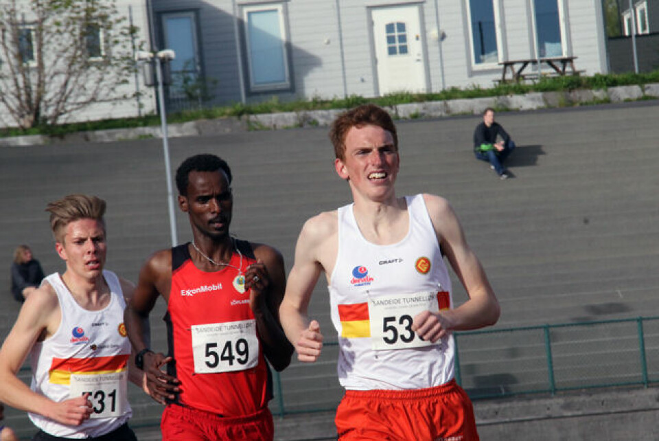 Per Svela (7.57,98) vant 3000 m da 25 mann løp under 9-blank 1P1A2172.jpg