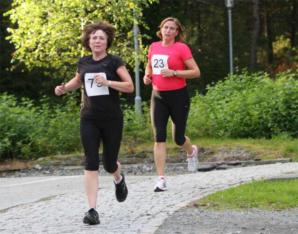 Statoilløpet på Sandsli i flott høstvær