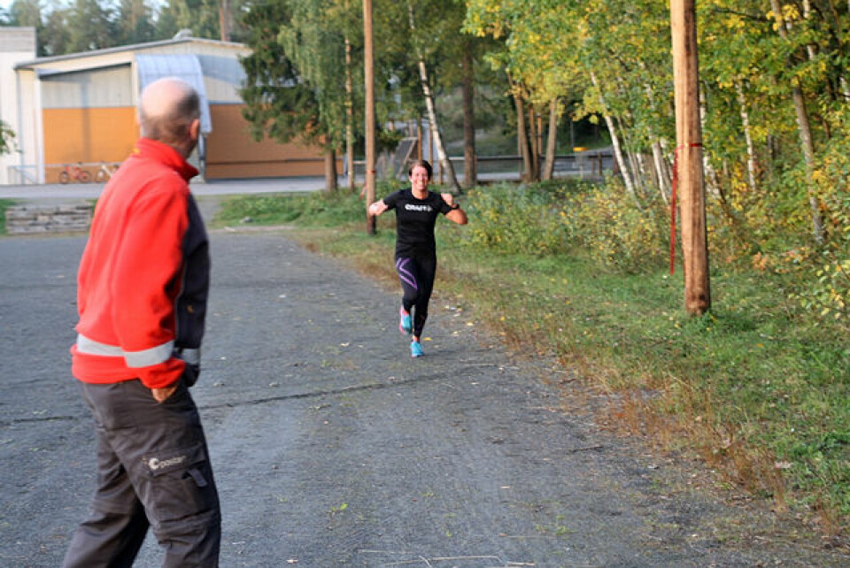 Gå-joggen 2015 vel i mål på Greveløkka Esther_Innselset.jpg