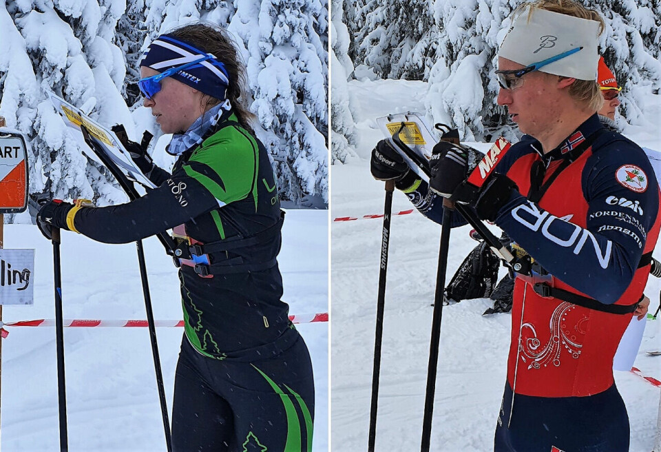 Westli Andersen og Baklid vant Førjuls ski-o søndag F¢rjuls-O s¢ndag (8)