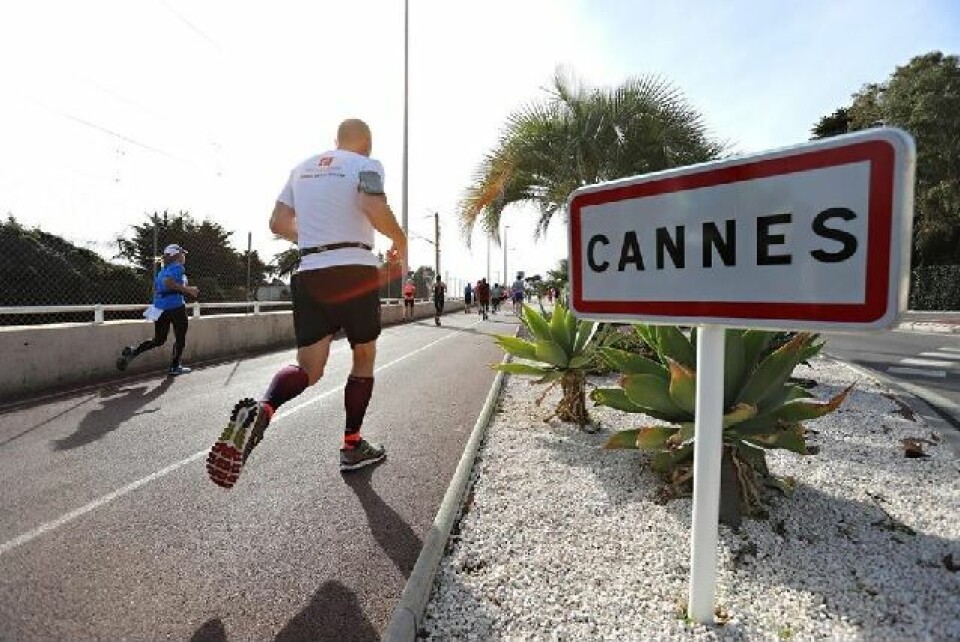 Elise Hay Opsahl og Magnus Alsaker beste norske mellom Nice og Cannes Alpes_Maritimes_2016_maal_Cannes.jpg