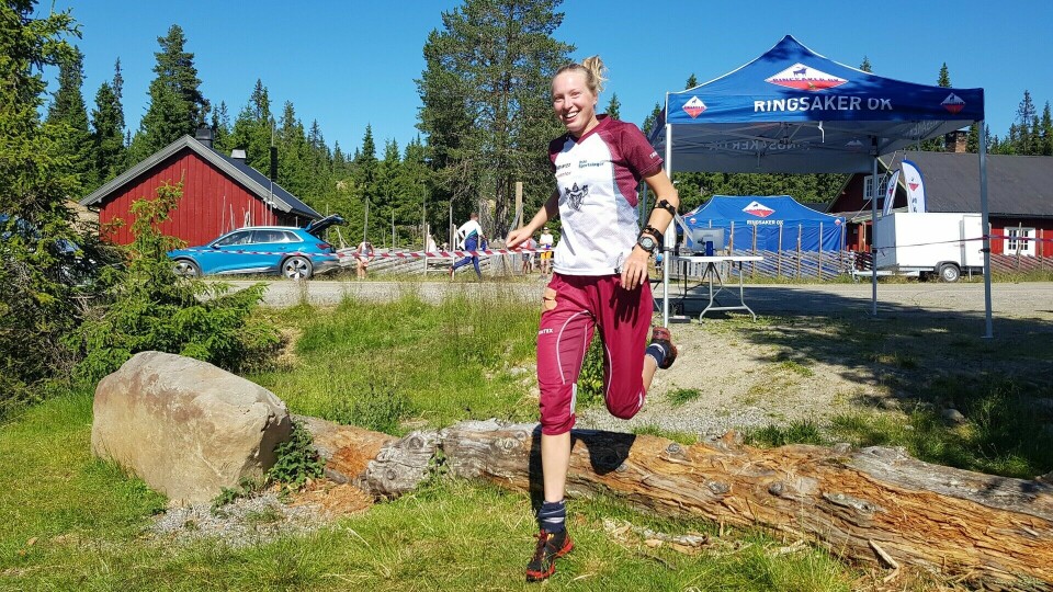 Ragne Wiklund, som fikk tildelt Egebergs ærespris i 2023 for sine sterke prestasjoner både i skøyter og i orientering, på vei til start lørdag. Ragne Wiklund, som fikk tildelt Egebergs ærespris i 2023 for sine sterke prestasjoner både i skøyter og i orientering, på vei til start lørdag.