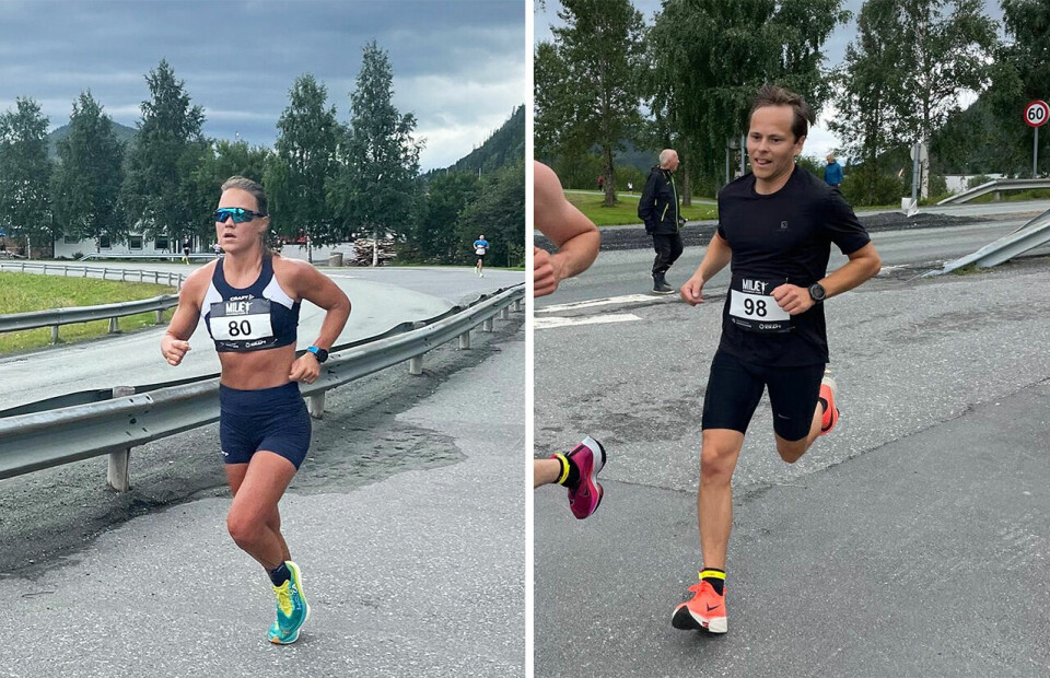 Ane Appelkvist Stenseth og Magnus Beyer Brattli var raskest i milløpet i Mosjøen. (Foto: privat) Ane Appelkvist Stenseth og Magnus Beyer Brattli var raskest i milløpet i Mosjøen. (Foto: privat)