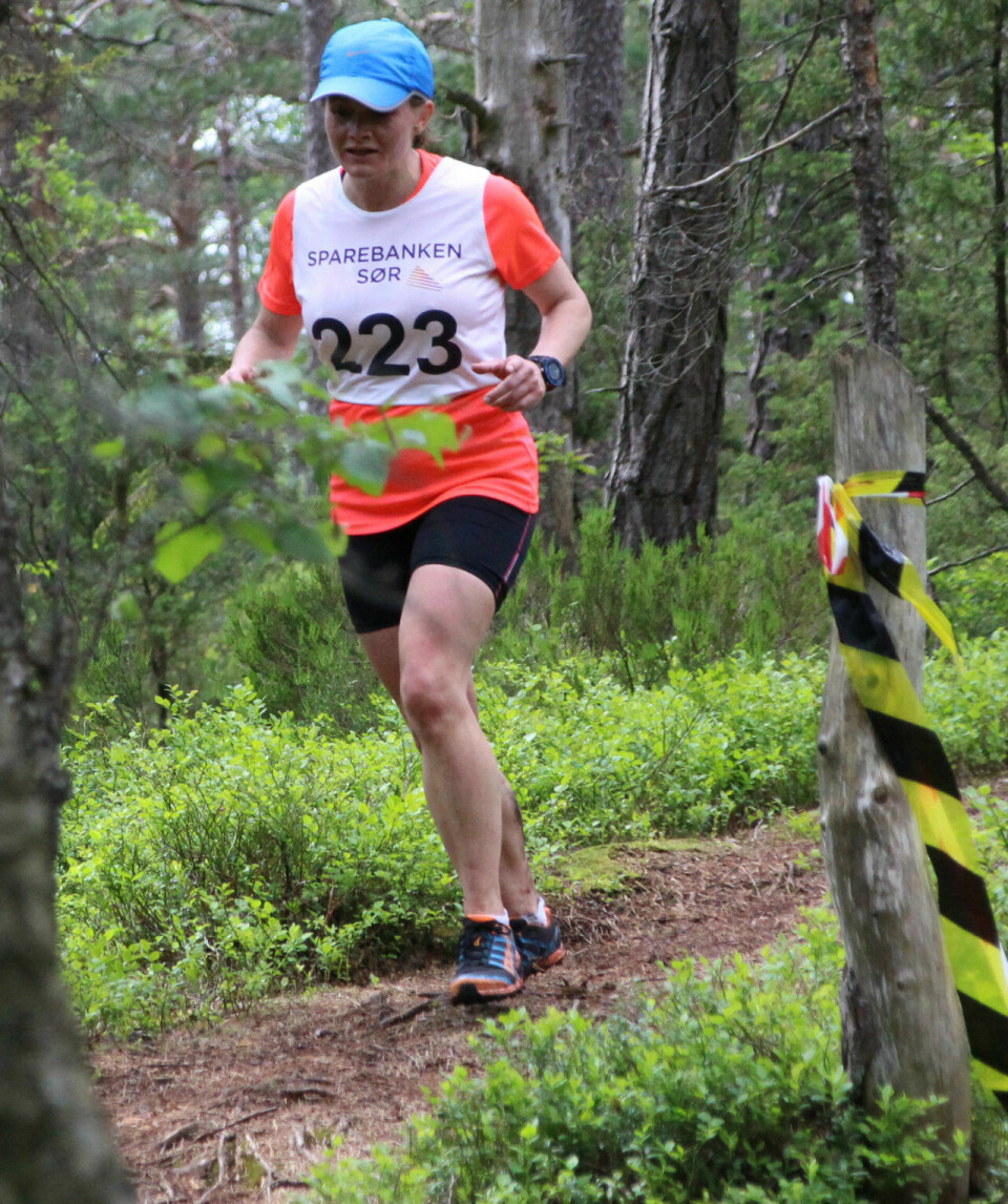 Ny Kondisløpegruppe bak gedigent terrengløp i Risør IMG_6521Dame2paa10kmSiljeAndreassen.jpg