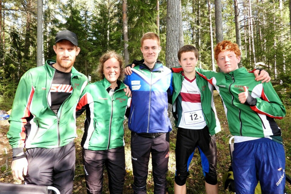 Familielaget Tonjer Fingarsen som vant Ringreven bestod av (fra v.) far Audun, mor Anna-Thekla og sønnene Sander, Aksel og Emil. (Foto: Stein Arne Negård) Familielaget Tonjer Fingarsen som vant Ringreven bestod av (fra v.) far Audun, mor Anna-Thekla og sønnene Sander, Aksel og Emil. (Foto: Stein Arne Negård)