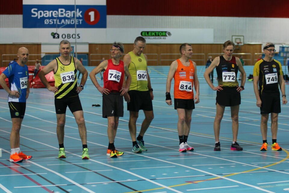 Fire trippel-mestere i NM for veteraner i Stangehallen NM innendørs for veteran 2023