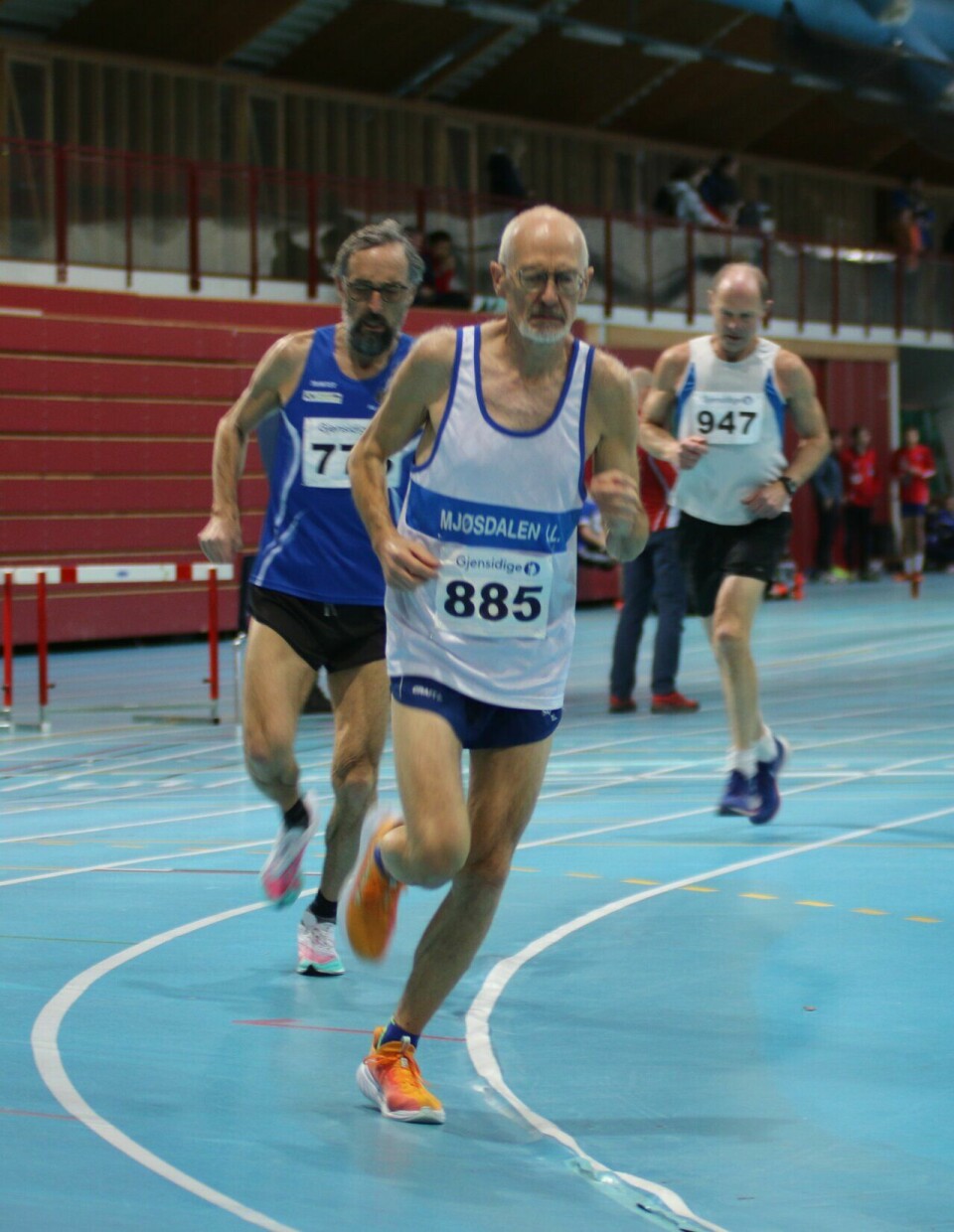 Fire trippel-mestere i NM for veteraner i Stangehallen NM innendørs for veteran 2023