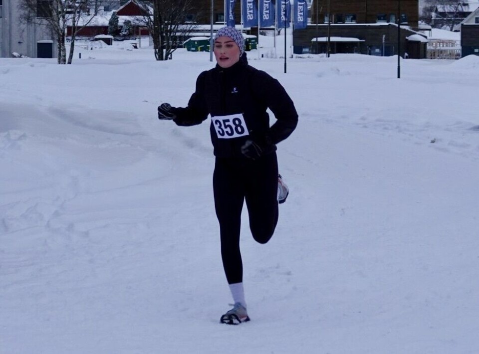 Grimstadvatnet Rundt på Hareid i skiftende vær og føre Amanda_Helseth