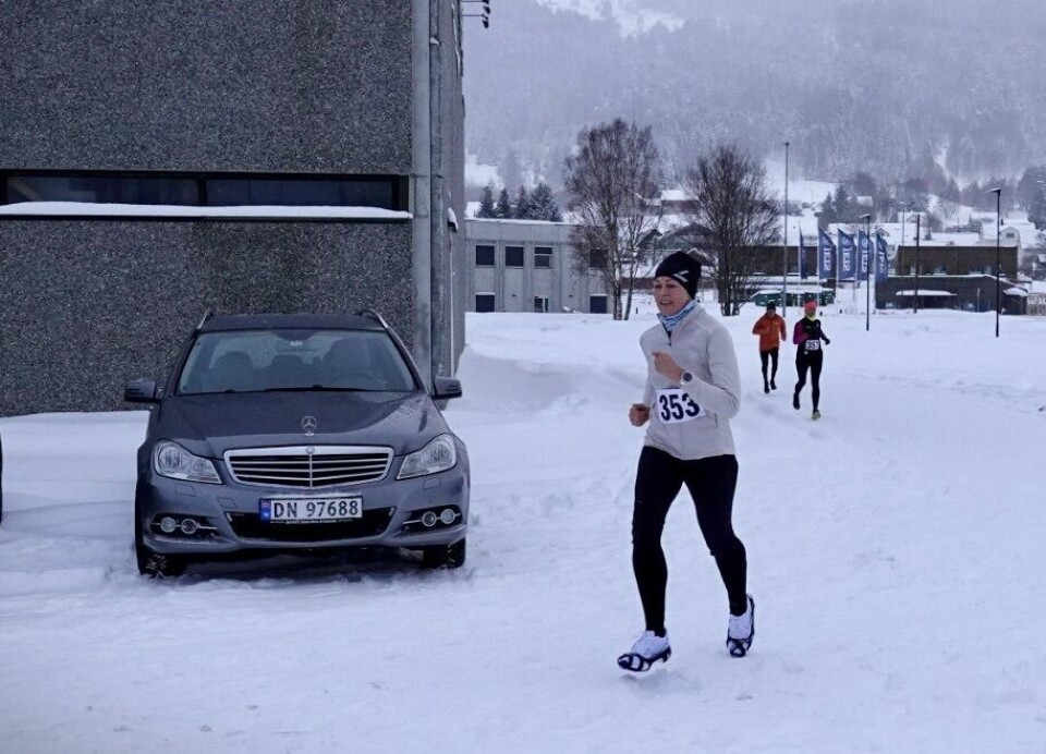 Grimstadvatnet Rundt på Hareid i skiftende vær og føre Siv_Grete_Berge_Hoff