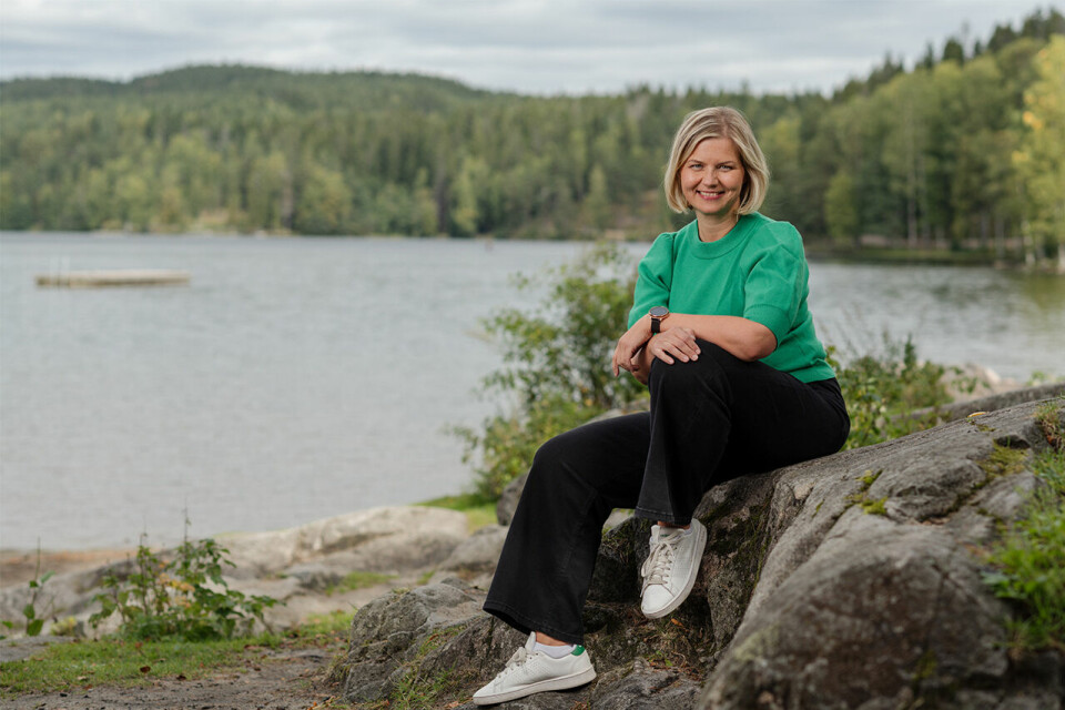 Trening og turer i skog og mark må til for at stortingsrepresentant Guri Melby skal føle bra i hverdagen. (Foto: by Venstre) Trening og turer i skog og mark må til for at stortingsrepresentant Guri Melby skal føle bra i hverdagen. (Foto: by Venstre)