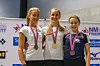 Premiepallen 800 meter: Malin Edland, Hedda Hynne og Sigrid Bjørnsdatter Wahlberg