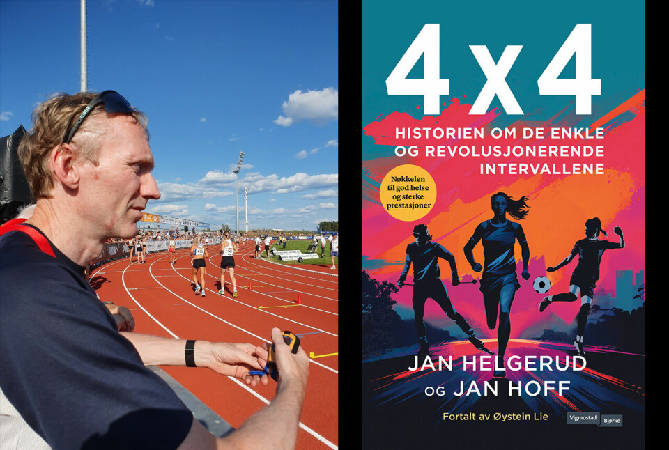 Bjarne Vad Nilsen har kritiske bemerkninger til det faglige innholdet i boka om 4 x 4-intervallene. (Foto: privat + Vigmostad Bjørke forlag) Bjarne Vad Nilsen har kritiske bemerkninger til det faglige innholdet i boka om 4 x 4-intervallene. (Foto: privat + Vigmostad Bjørke forlag)