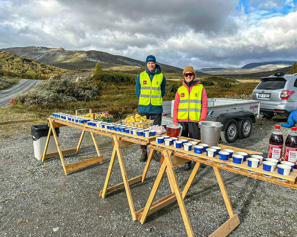 Fantastisk og dramatisk under Oppdal Fjellmaraton drikkestasjon.jpg