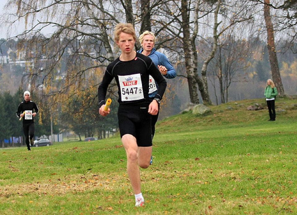 Sprintstafett hardt, men gøy!