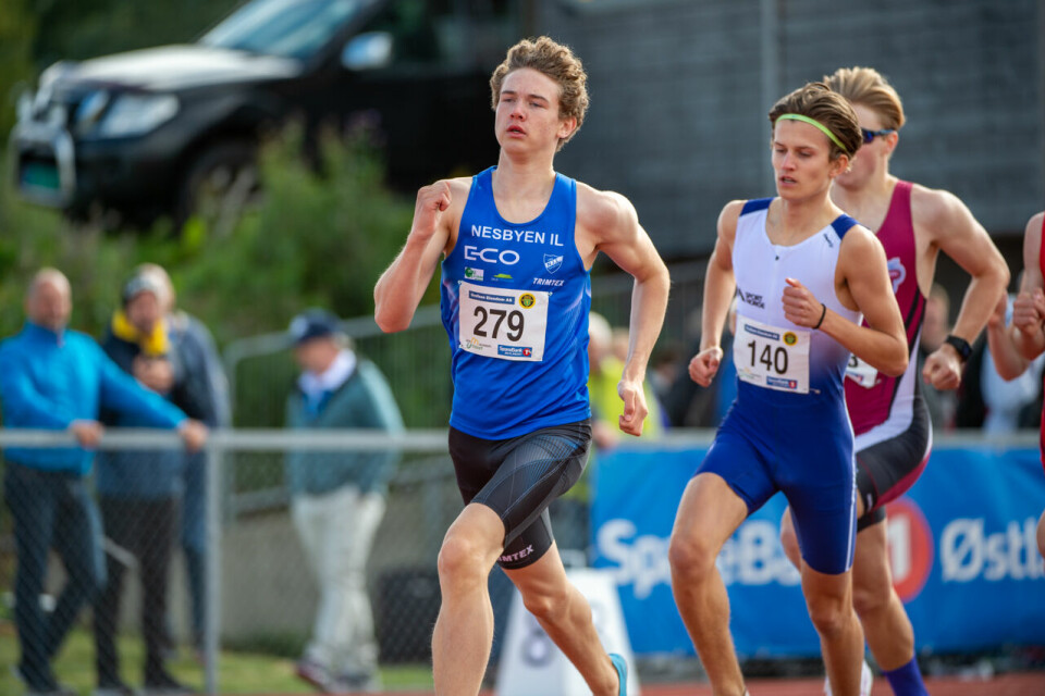 UM 2020: Ingeborg Østgård (J17) og Ole Jakob Høsteland Solbu (G17) vant 800 meter G17_800m_Heat3_Sivert Juven Nesbyen (279)_Heat_DSC0145.jpg