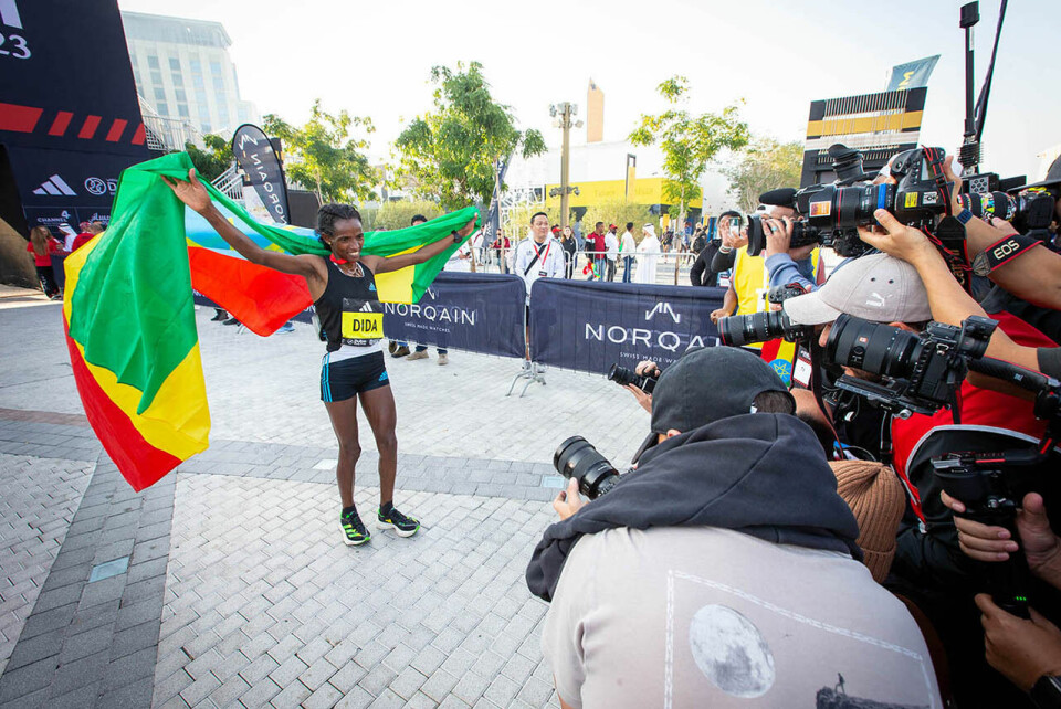 Dera Dida er nok lysten på en ny triumf i Dubai, men får nok kamp om seieren. (Foto: dubaimarathon.org) Dera Dida er nok lysten på en ny triumf i Dubai, men får nok kamp om seieren. (Foto: dubaimarathon.org)
