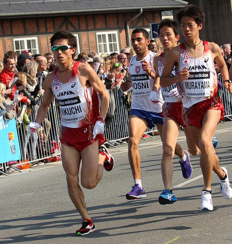 Mange gode norske tider i VM i halvmaraton i København 2km_japanere_i_tet_A20G2717.jpg