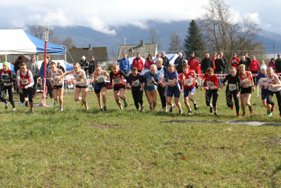 Praktfullt terreng-NM i Strandebarm.