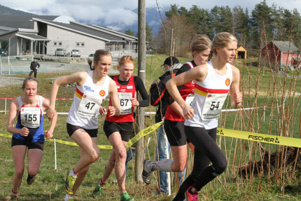 Praktfullt terreng-NM i Strandebarm.