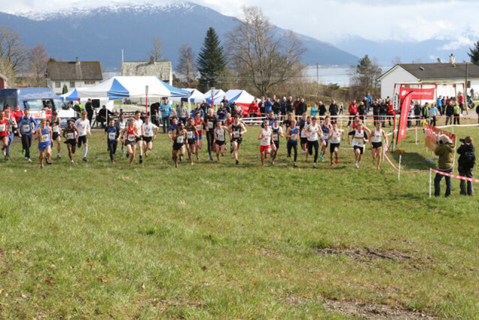 Praktfullt terreng-NM i Strandebarm.