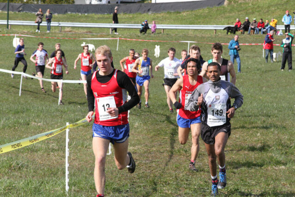 Praktfullt terreng-NM i Strandebarm.