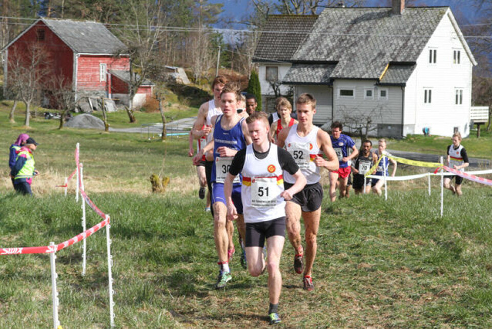 Praktfullt terreng-NM i Strandebarm.