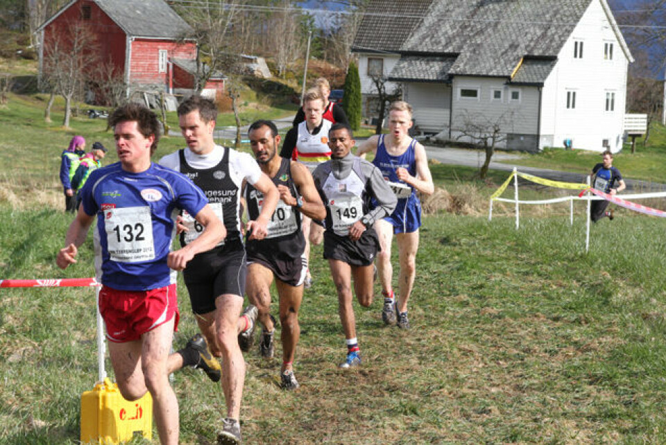 Praktfullt terreng-NM i Strandebarm.