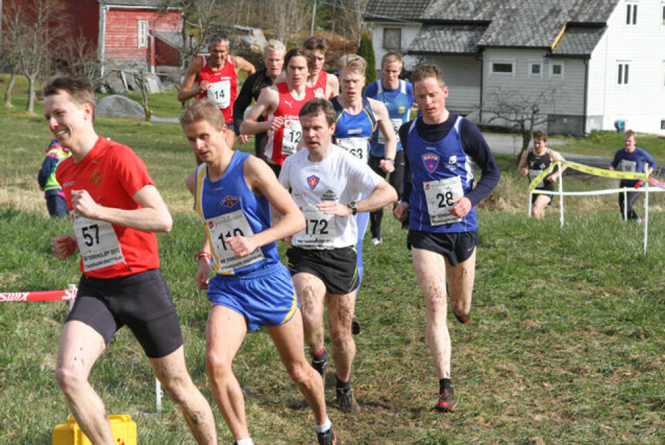 Praktfullt terreng-NM i Strandebarm.