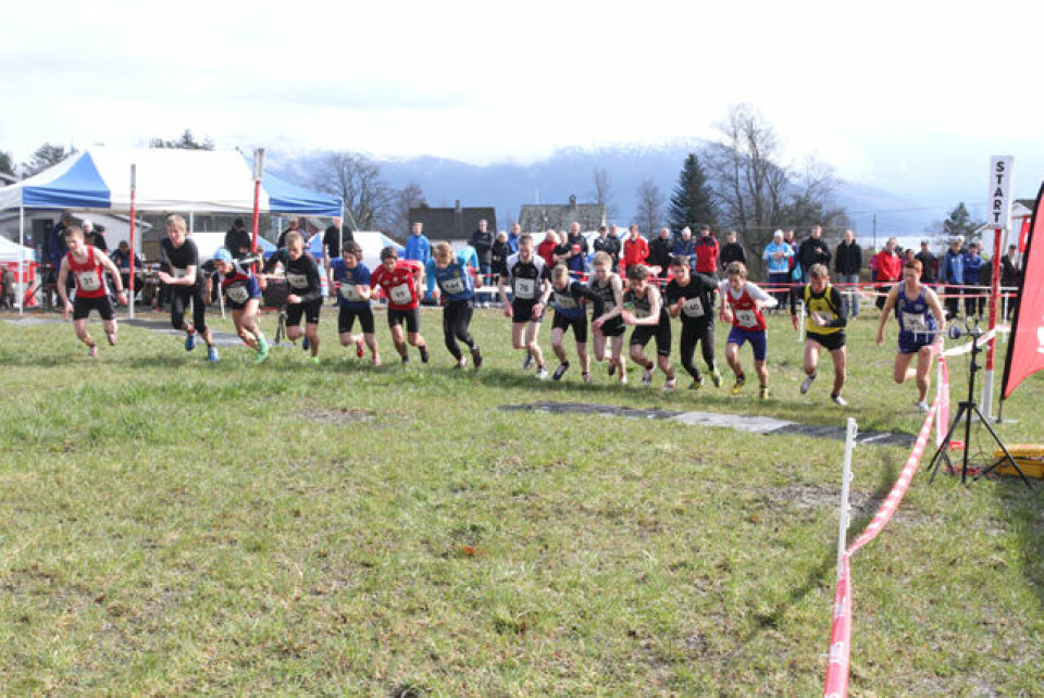 Praktfullt terreng-NM i Strandebarm.