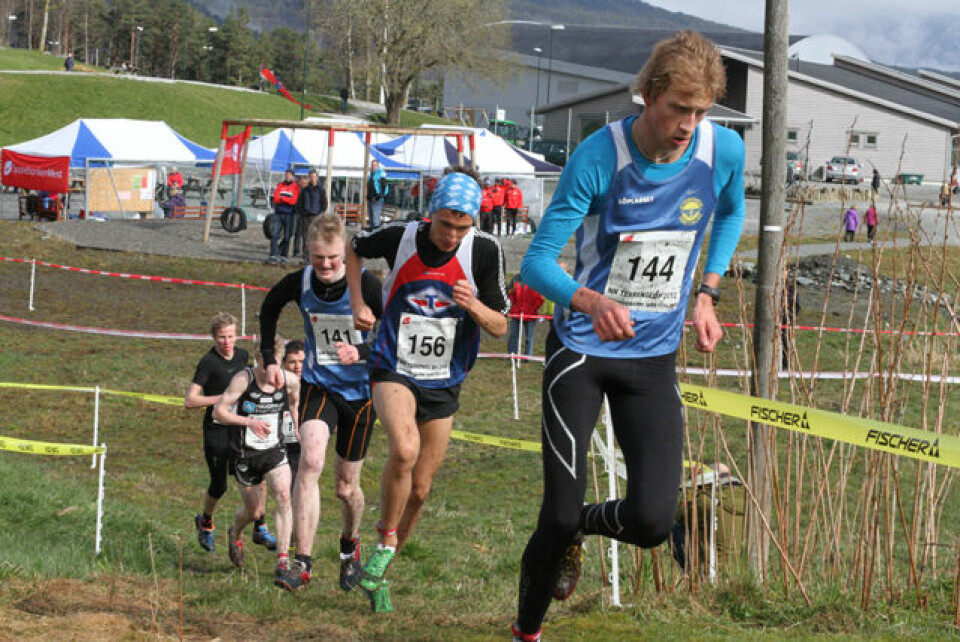 Praktfullt terreng-NM i Strandebarm.