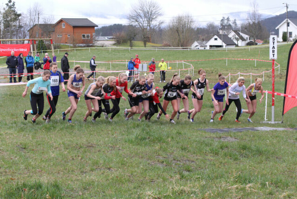 Praktfullt terreng-NM i Strandebarm.