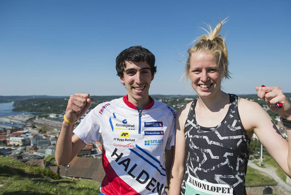 Herre- og damevinner Antonio Perez og Tuulia Viberg. (Alle foto: Bjørn Johannessen) Herre- og damevinner Antonio Perez og Tuulia Viberg. (Alle foto: Bjørn Johannessen)