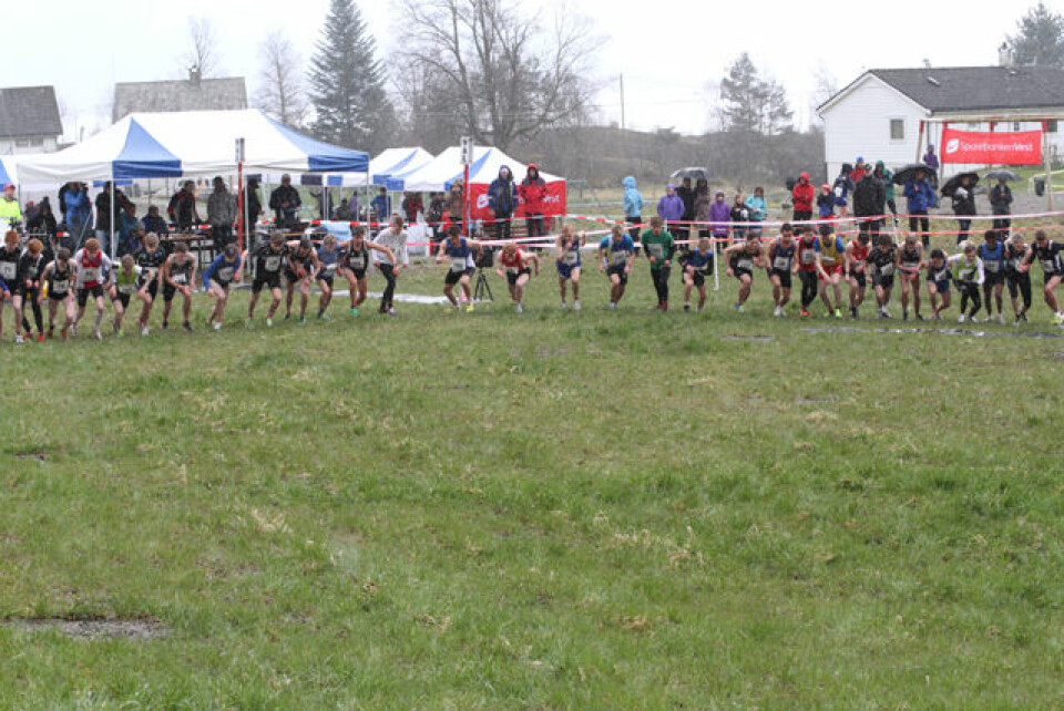 Praktfullt terreng-NM i Strandebarm.