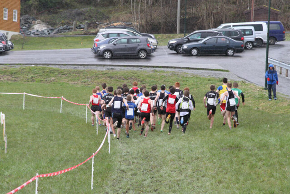 Praktfullt terreng-NM i Strandebarm.