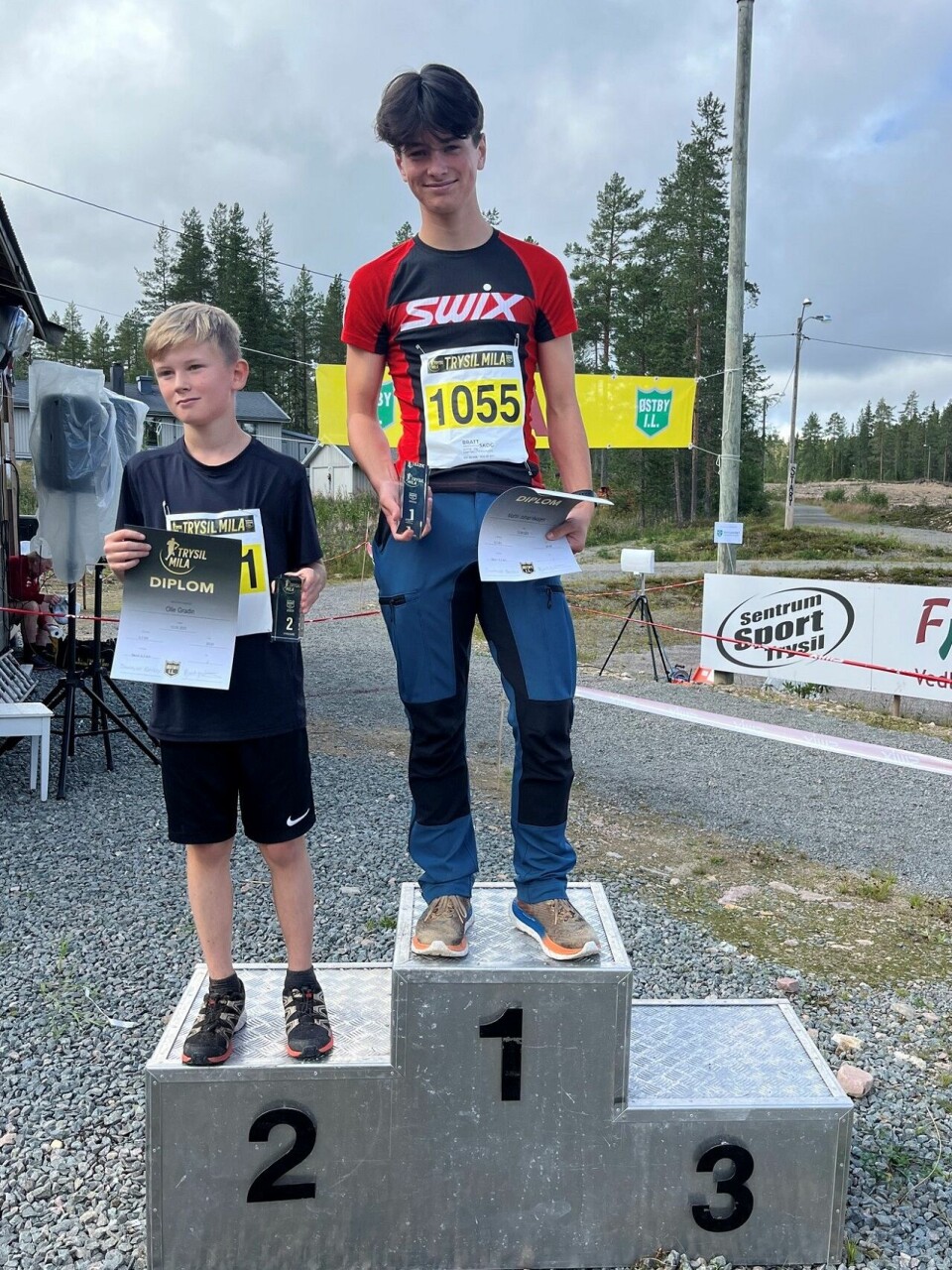 Trysilmila blir stadig større og raskere Pallen 6,5 km for menn.jpg