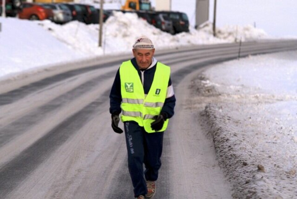 Endelig vinter i Ålesund