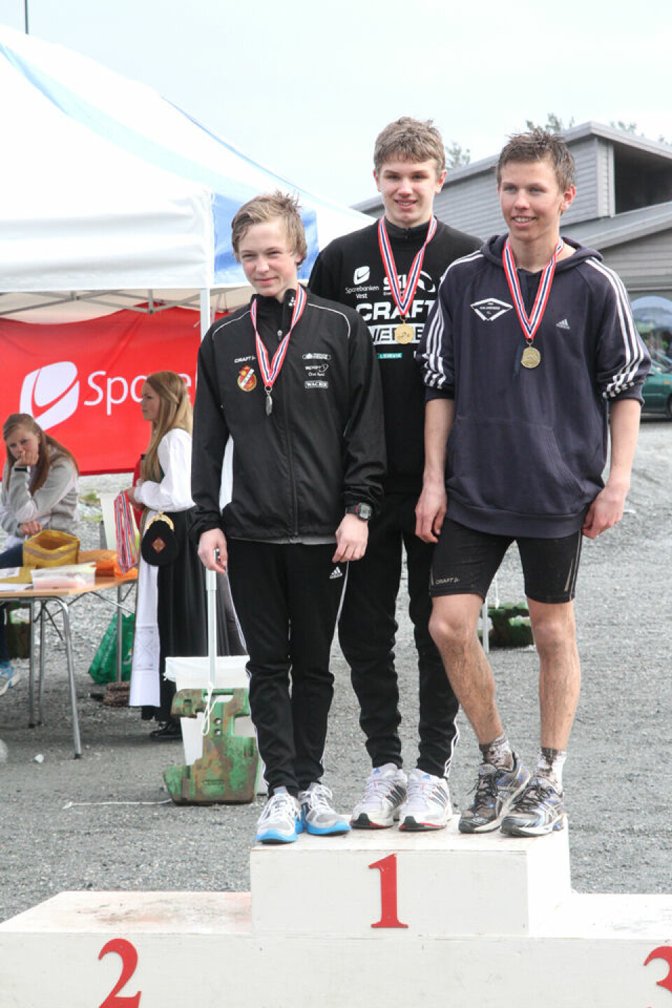 Praktfullt terreng-NM i Strandebarm.